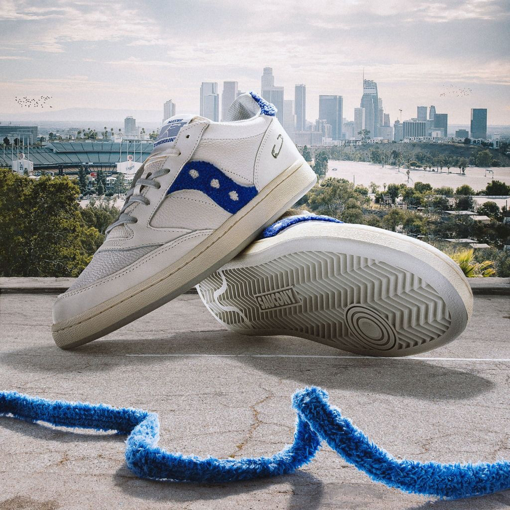 Maybe Tomorrow x Saucony Jazz Court sneakers Varsity royal blue low top 8 NWOB